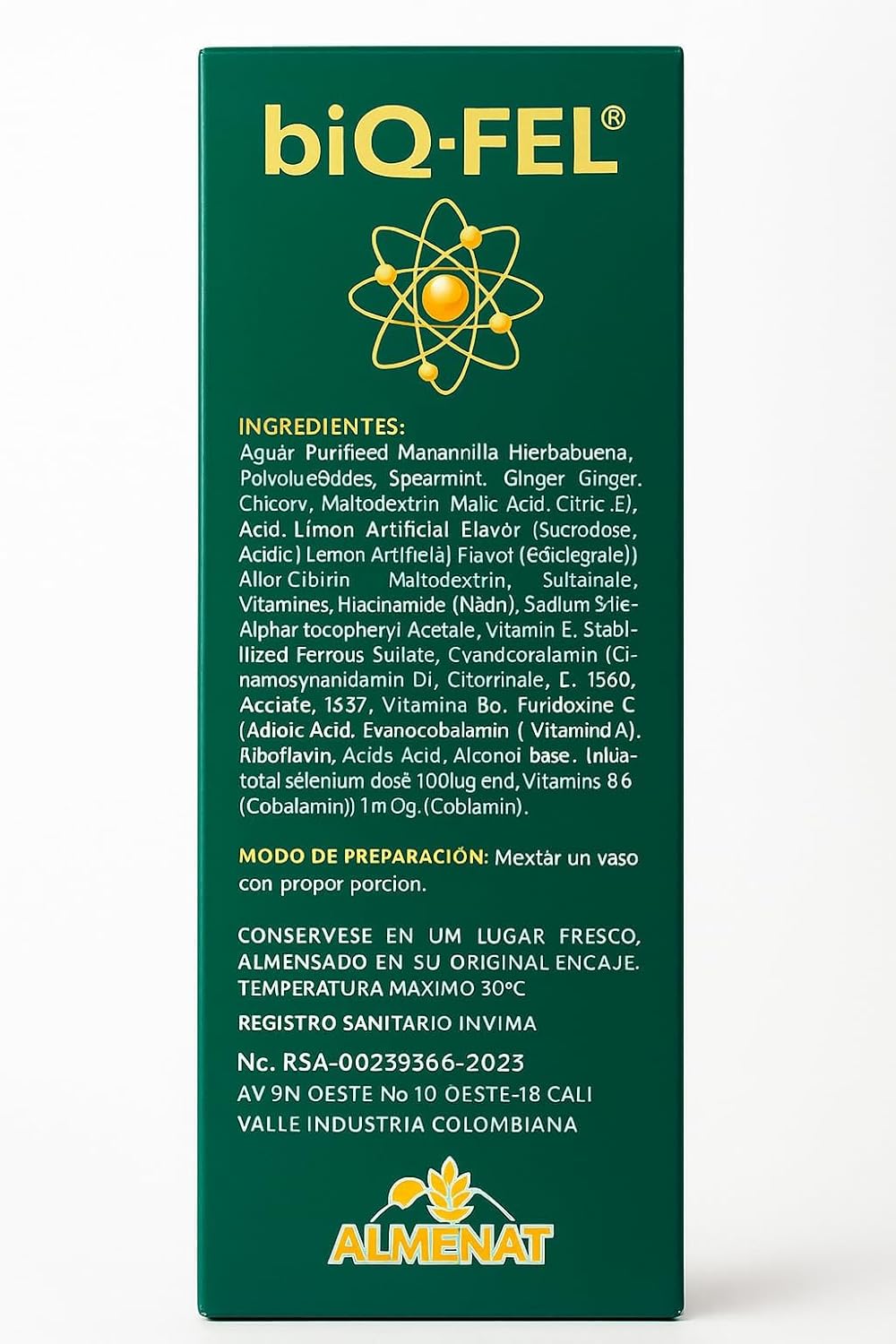 biQ-FEL Daily Multivitamin for Men and Women Liquid Natural Extracts Energy Focus 500ml