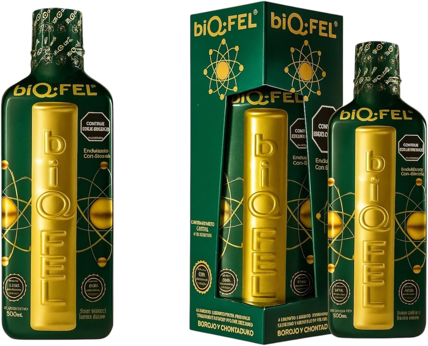 biQ-FEL Daily Multivitamin for Men and Women Liquid Natural Extracts Energy Focus 500ml