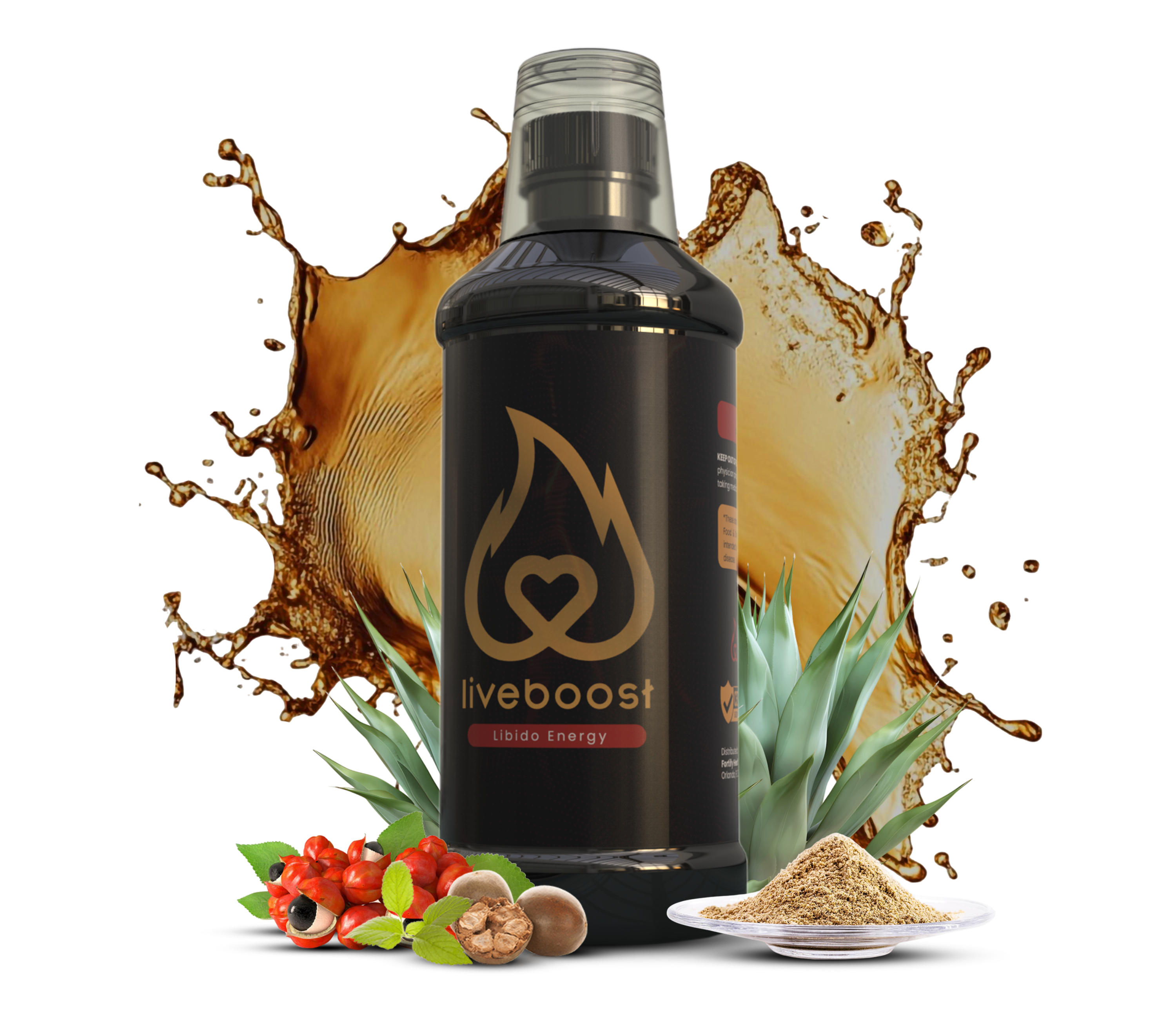LIVEBOOST - Fast Acting for Men and Woman - Female & Male Supplement, Natural Ingredients, Supports Energy and Circulation, Enhances Wellsness - 480ml