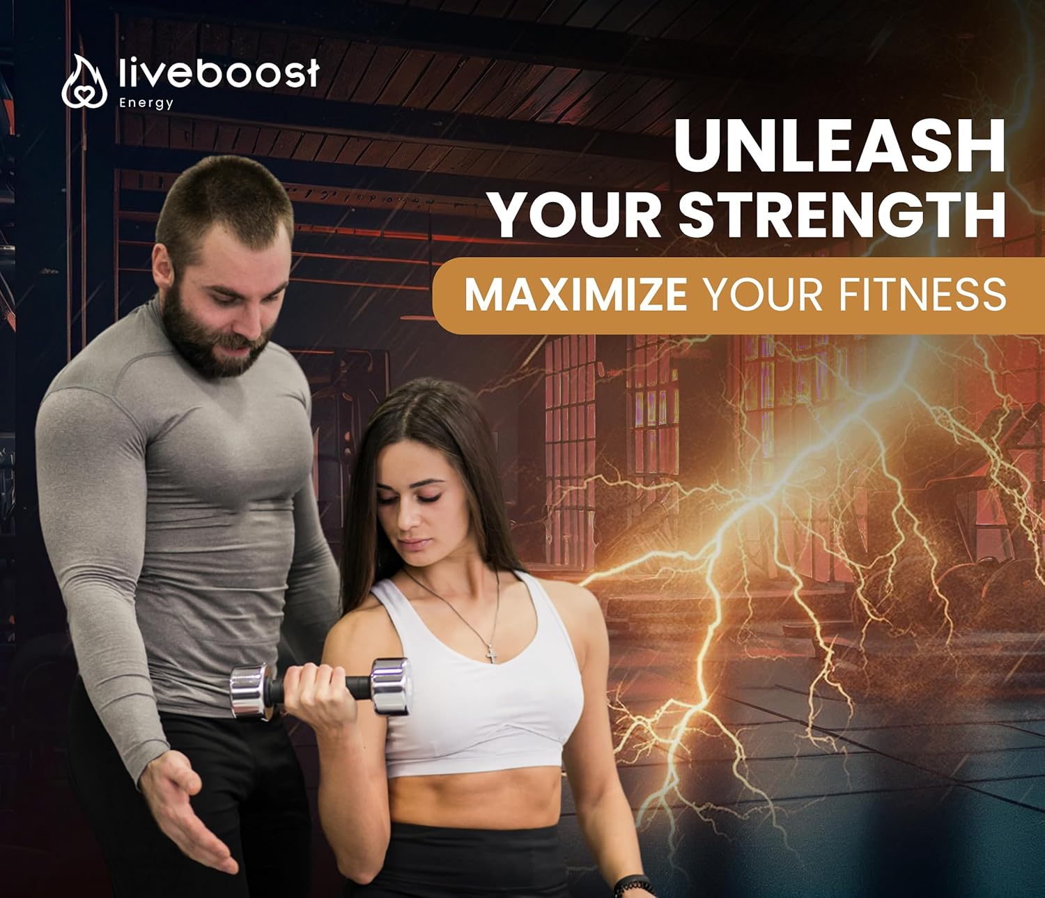 LIVEBOOST - Fast Acting for Men and Woman - Female & Male Supplement, Natural Ingredients, Supports Energy and Circulation, Enhances Wellsness - 480ml